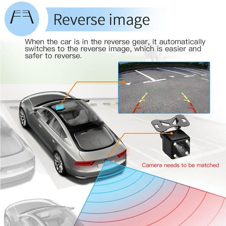 Universal Machine Android Smart Navigation Car Navigation DVD Reversing Video Integrated Machine, 9inch 1+16G Standard, 9inch 2+16G Standard, 9inch 2+32G Standard, 10inch 1+16G Standard, 10inch 2+16G Standard, 9inch 1+16G Standard+4 Lights Camera      ...