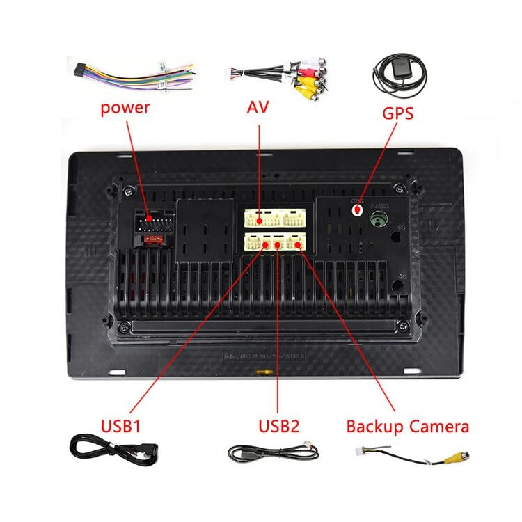 Universal Machine Android Smart Navigation Car Navigation DVD Reversing Video Integrated Machine, 9inch 1+16G Standard, 9inch 2+16G Standard, 9inch 2+32G Standard, 10inch 1+16G Standard, 10inch 2+16G Standard, 9inch 1+16G Standard+4 Lights Camera      ...
