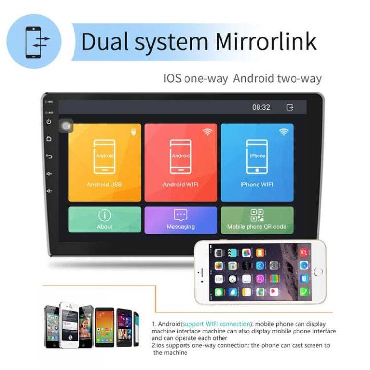 Universal Machine Android Smart Navigation Car Navigation DVD Reversing Video Integrated Machine, 9inch 1+16G Standard, 9inch 2+16G Standard, 9inch 2+32G Standard, 10inch 1+16G Standard, 10inch 2+16G Standard, 9inch 1+16G Standard+4 Lights Camera      ...