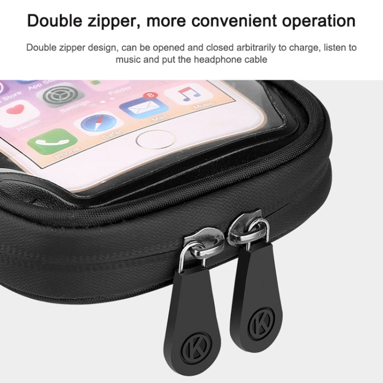 Mountain Bike Card Holder Touch Screen Mobile Phone Holder Motorcycle Electric Vehicle Waterproof Navigation Bracket Shade Mobile Phone Holder, Handlebars, Rearview Mirrors