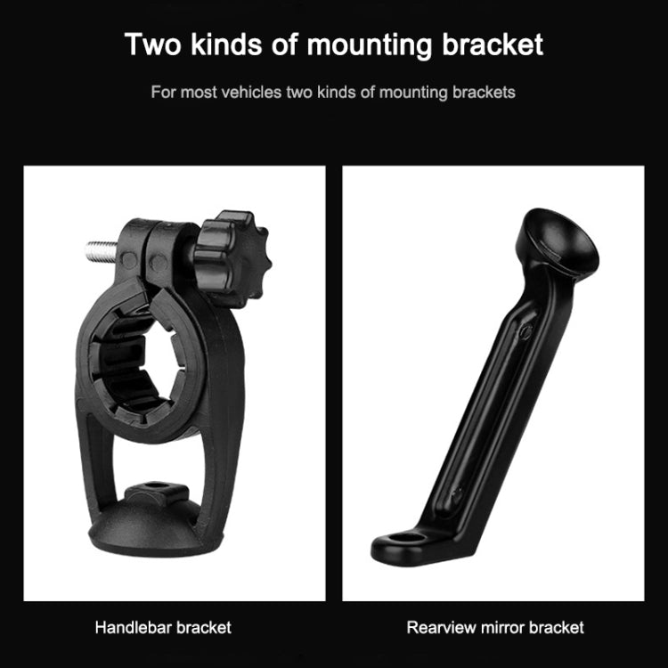 Mountain Bike Card Holder Touch Screen Mobile Phone Holder Motorcycle Electric Vehicle Waterproof Navigation Bracket Shade Mobile Phone Holder, Handlebars, Rearview Mirrors