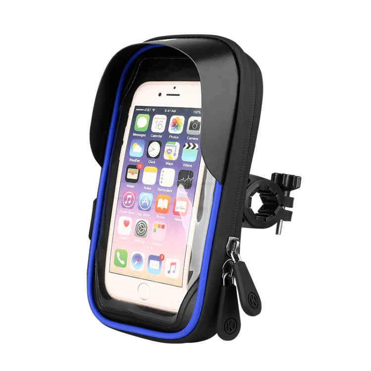Mountain Bike Card Holder Touch Screen Mobile Phone Holder Motorcycle Electric Vehicle Waterproof Navigation Bracket Shade Mobile Phone Holder, Handlebars, Rearview Mirrors
