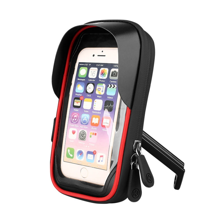 Mountain Bike Card Holder Touch Screen Mobile Phone Holder Motorcycle Electric Vehicle Waterproof Navigation Bracket Shade Mobile Phone Holder, Handlebars, Rearview Mirrors