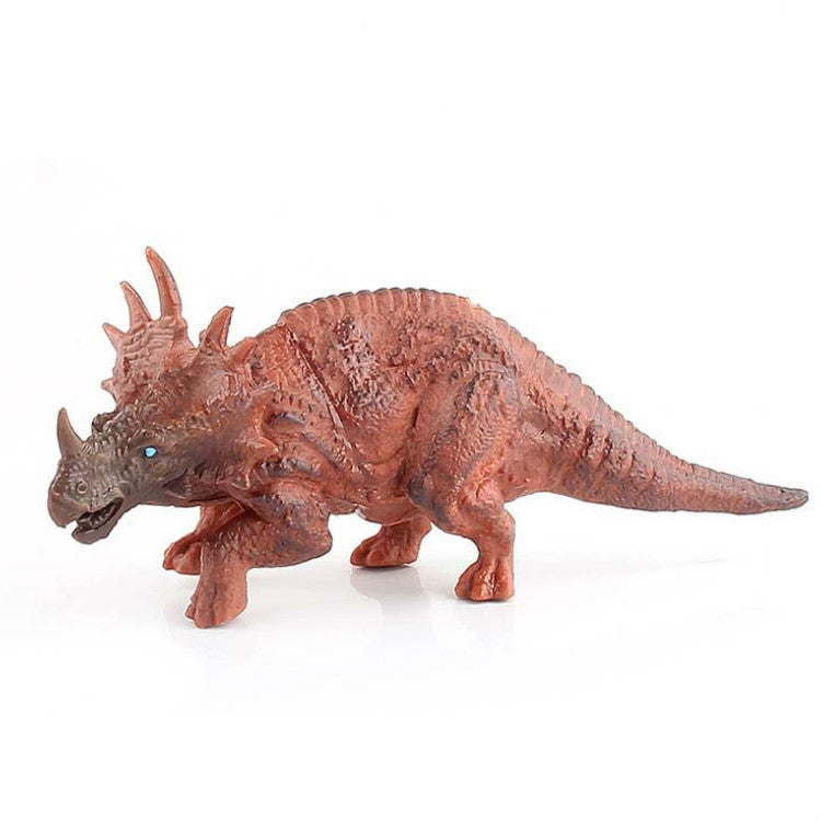 Simulation Animal Dinosaur World Static Toy Models, Green Tyrannosaurus, Brown Tyrannosaurus, Brown Red Parasaurus, Yellow Green Parasaurus, Yellow Spinosaurus, Styracosaurus, Plesiosaurus, Brachiosaurus, 6 PCS Amagarone, 6 PCS Tyrannosaurus           ...
