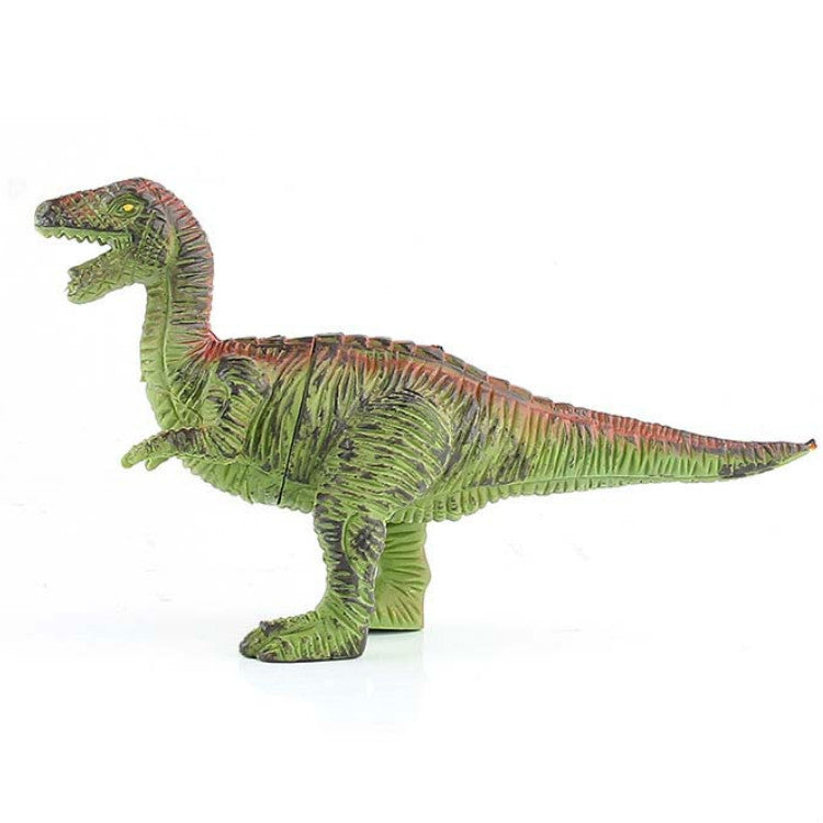 Simulation Animal Dinosaur World Static Toy Models, Green Tyrannosaurus, Brown Tyrannosaurus, Brown Red Parasaurus, Yellow Green Parasaurus, Yellow Spinosaurus, Styracosaurus, Plesiosaurus, Brachiosaurus, 6 PCS Amagarone, 6 PCS Tyrannosaurus           ...