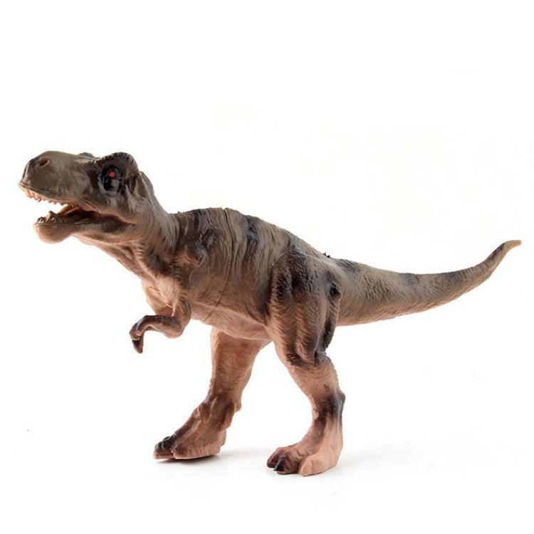 Simulation Animal Dinosaur World Static Toy Models, Green Tyrannosaurus, Brown Tyrannosaurus, Brown Red Parasaurus, Yellow Green Parasaurus, Yellow Spinosaurus, Styracosaurus, Plesiosaurus, Brachiosaurus, 6 PCS Amagarone, 6 PCS Tyrannosaurus           ...