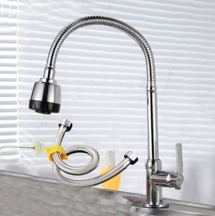 Kitchen Faucet Anti-splash Head Wash Basin Sink Universal Rotatable Faucet Full Copper Joint, Cold Water, Cold Water+50 cm Tube, Cold Water+60 cm Tube, Cold Water+80 cm Tube, Hot & Cold Water, Hot & Cold Water+60 cm Tube, 304 Cold Water                ...