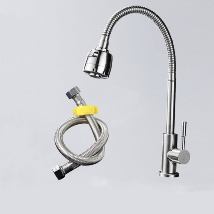 Kitchen Faucet Anti-splash Head Wash Basin Sink Universal Rotatable Faucet Full Copper Joint, Cold Water, Cold Water+50 cm Tube, Cold Water+60 cm Tube, Cold Water+80 cm Tube, Hot & Cold Water, Hot & Cold Water+60 cm Tube, 304 Cold Water                ...