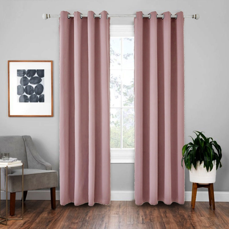 High-precision Curtain Shade Cloth Insulation Solid Curtain, 52x63 Inch（132x160CM）