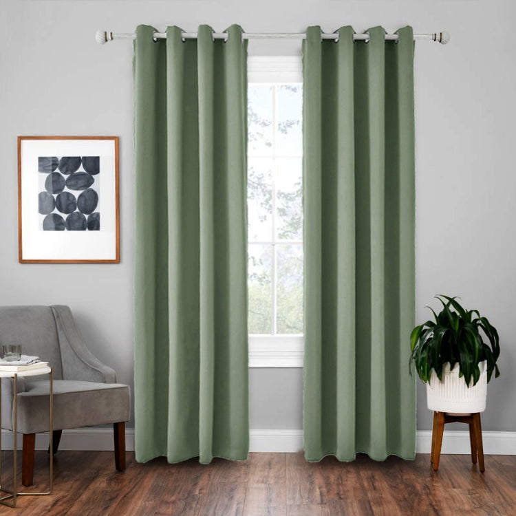 High-precision Curtain Shade Cloth Insulation Solid Curtain, 52x63 Inch（132x160CM）