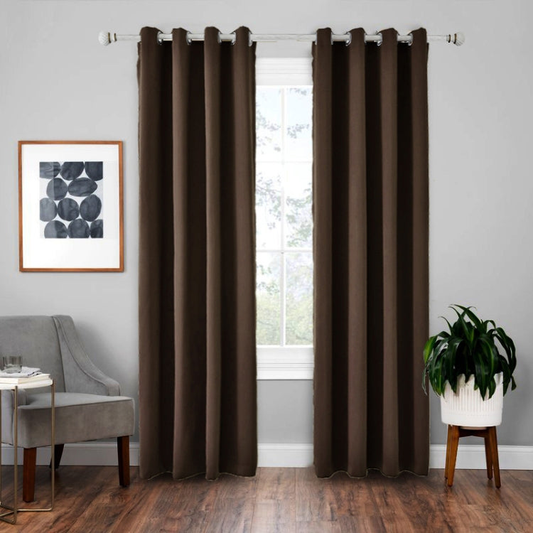 High-precision Curtain Shade Cloth Insulation Solid Curtain, 52x84（132x213）, 52x95 Inch（132x240CM）