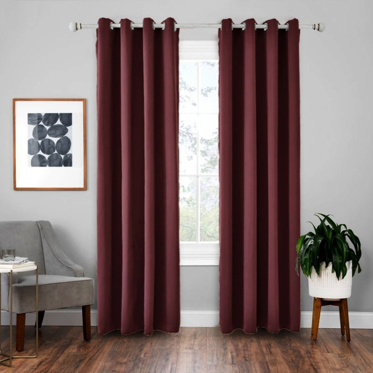 High-precision Curtain Shade Cloth Insulation Solid Curtain, 52x84（132x213）, 52x95 Inch（132x240CM）