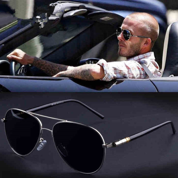 Men Oversized Aviation Metal Frame Spring Temple Polarized Sunglasses Male  Pilot Male Driving Sun Glasses, Black Frame, Gun Grey Frame, Coffee Frame, Silver Frame