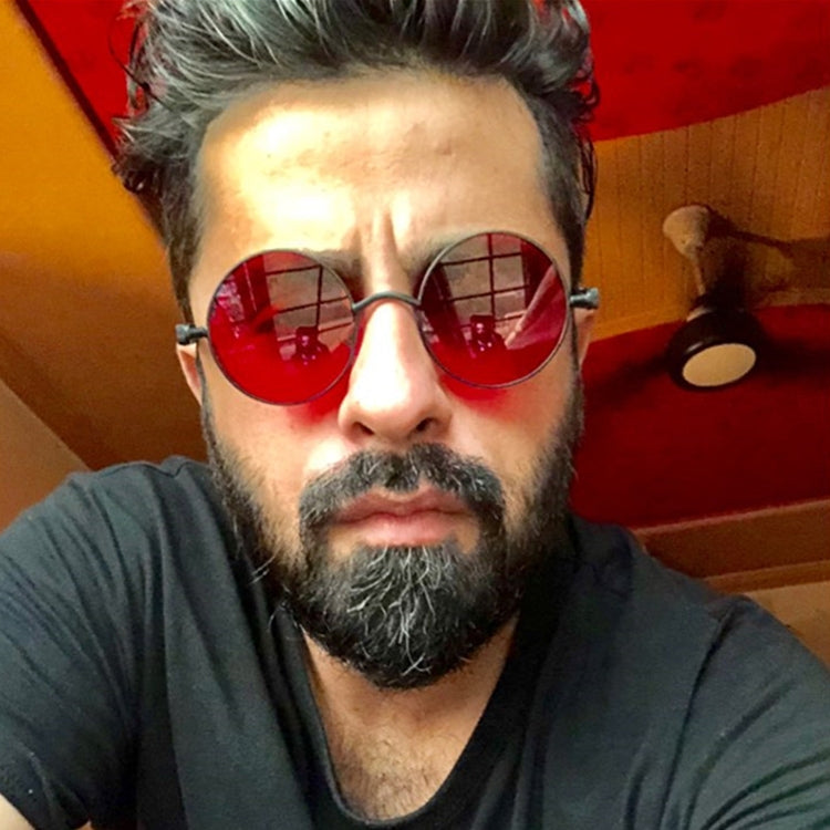 Metal Round Frame Steampunk Retro Sunglasses for Men Women, 10, 11, 12, 13, 14, 2, 3, 4, 5, 6, 7, 9