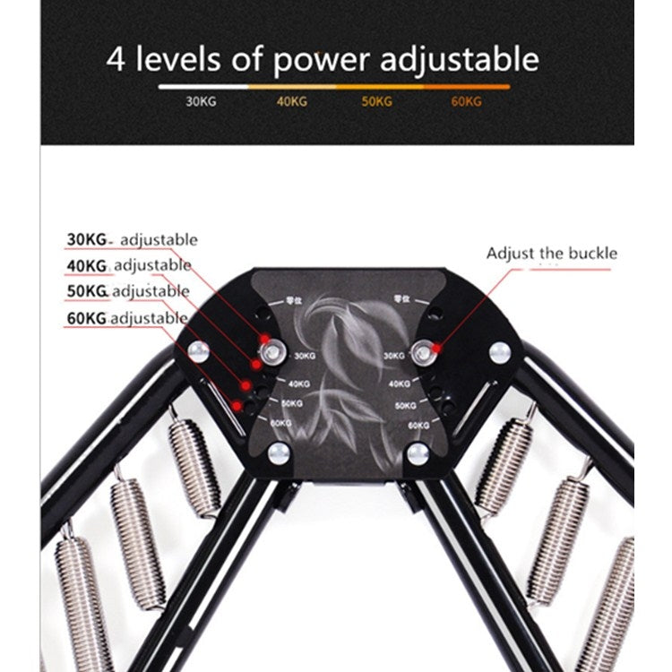 Four-gear Power Adjustable Multifunction Arm Strength Training Device, 30/40/50/60KG