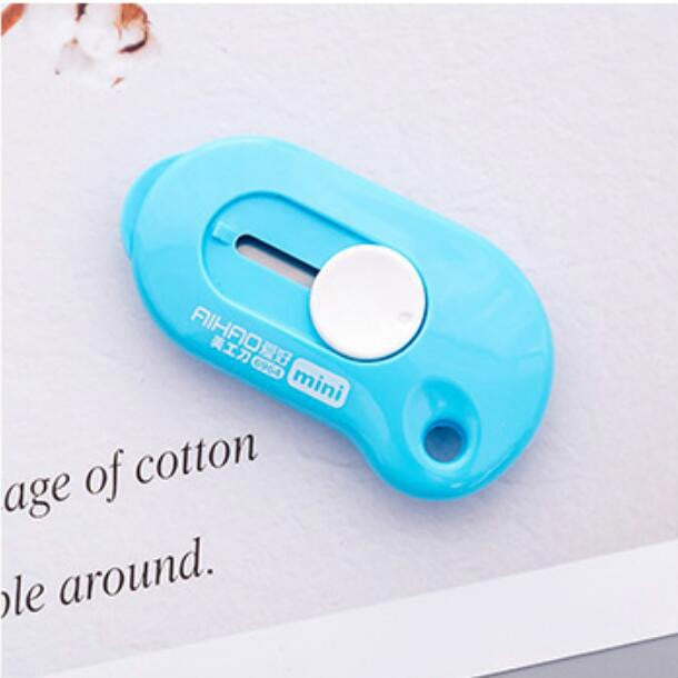 Cute Solid Mini Portable Knife Paper Cutter Razor Blade Office Stationery, TBD050536701C, TBD050536701A, TBD050536701B