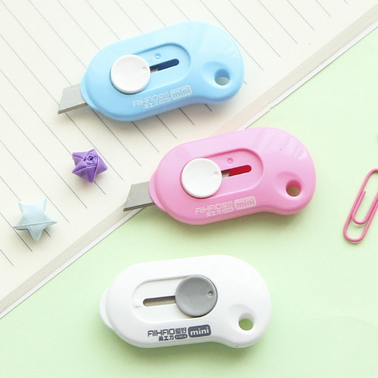 Cute Solid Mini Portable Knife Paper Cutter Razor Blade Office Stationery, TBD050536701C, TBD050536701A, TBD050536701B