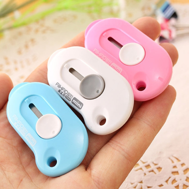 Cute Solid Mini Portable Knife Paper Cutter Razor Blade Office Stationery, TBD050536701C, TBD050536701A, TBD050536701B