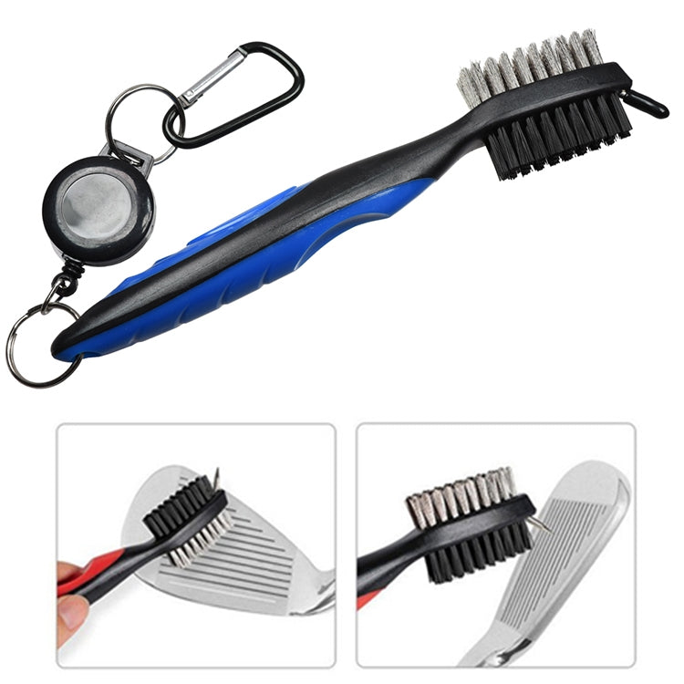 Golf Club Brush Ball Slot Cleaning Brush Cleaning Set, ZY-0021  Brush Blue, ZY-0021 Brush Black