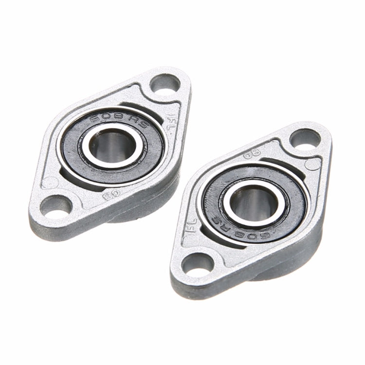 2pcs Diamond Bearing Housing Zinc Alloy Miniature Housing Bearing 3D Printer Accessories Universal, KFL08 (inner diameter 8), KFL000 (inner diameter 10), KFL001 (inner diameter 12)