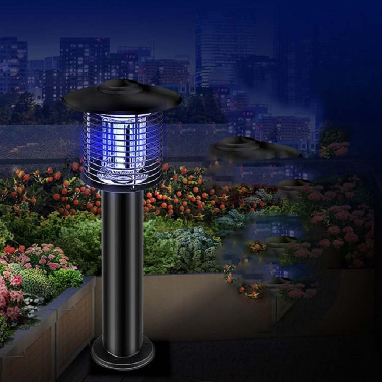Outdoor Courtyard Garden Waterproof Outdoor Mosquito Repellent Lamp, 388Q Silver