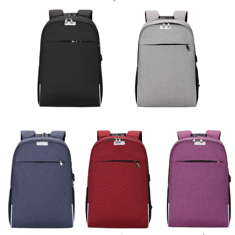 Laptop Backpack School Bags Anti-theft Travel Backpack with USB Charging Port