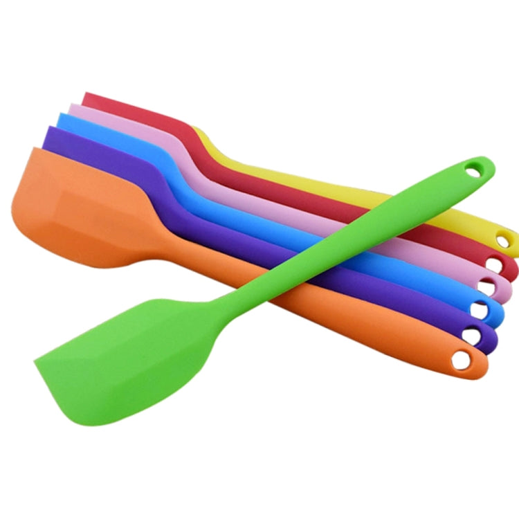 Kitchen Silicone Cream Cake Spatula Mixing Scraper Brush Butter Mixer Brushes Baking Tool Kitchenware, Red, Yellow, Green, Blue, Purple, Pink, Orange