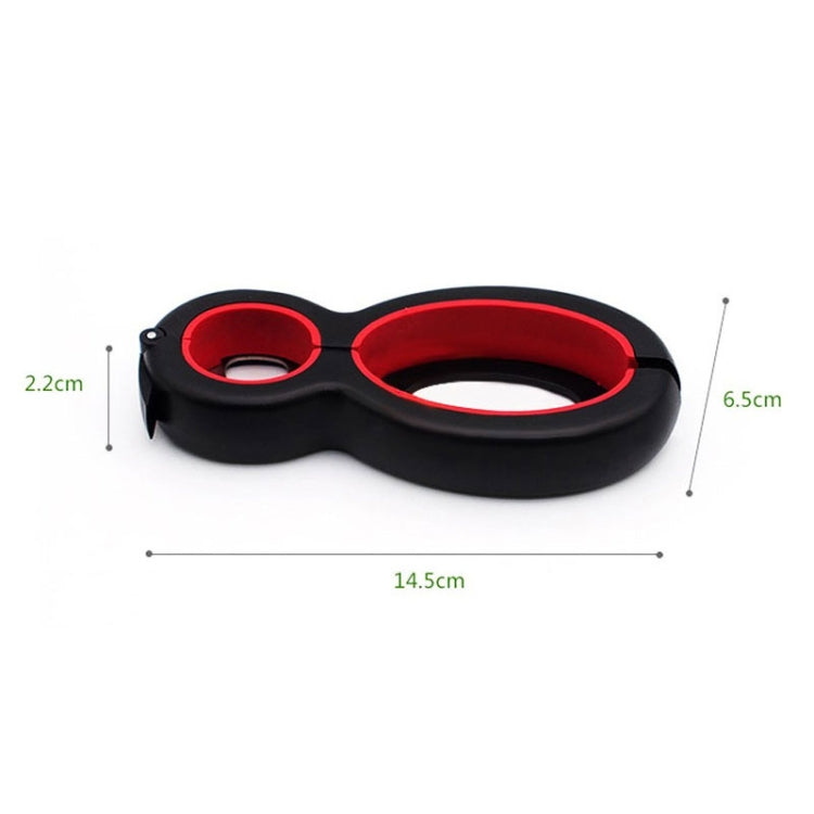 2 PCS 6 in 1 Multi-Function Twist Bottle Opener All in One Jar Gripper Wine Beer Lid Twist Off Jar Opener Claw, Bottle Opener