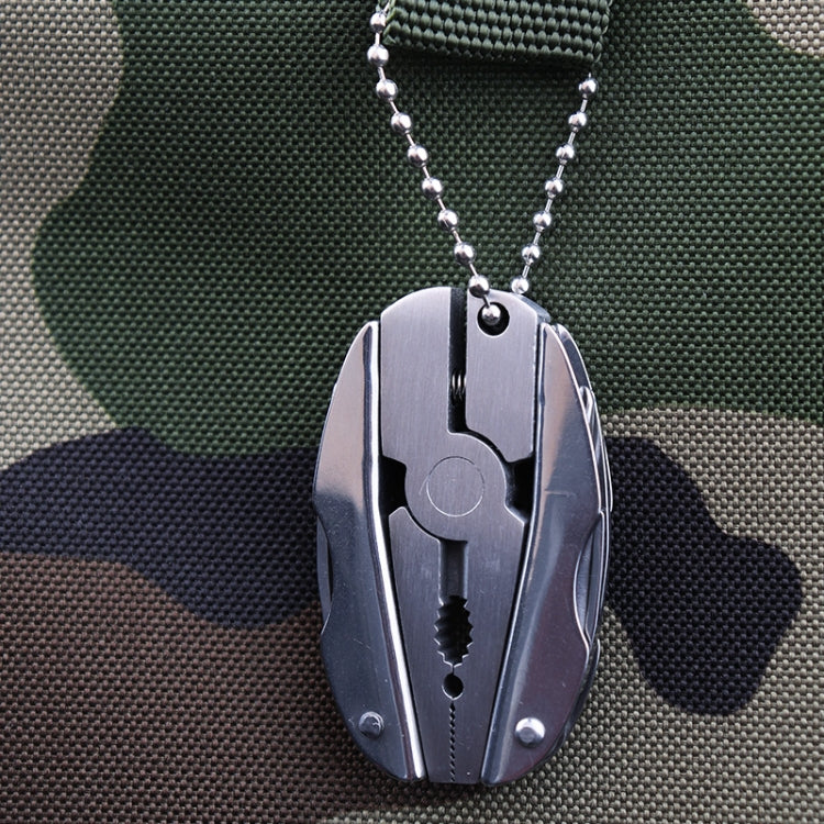 Portable Multifunction Folding Plier Stainless Steel Foldaway Knife Keychain Screwdriver, Knife Keychain Screwdriver