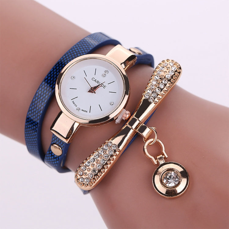 Fashion Women Casual Bracelet Leather Band Watch, Beige, Black, Blue, Brown, Dark Blue, Green, Orange, Red, White