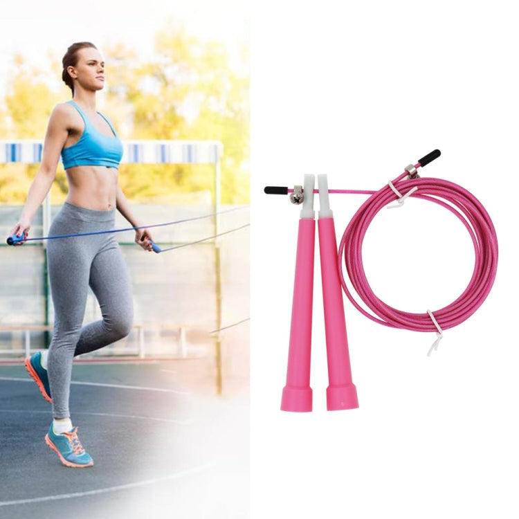 Steel Wire Skipping Skip Adjustable Fitness Jump Rope，Length: 3m, Steel Wire Jump Rope (Megenta), Steel Wire Jump Rope (Black), Steel Wire Jump Rope (Blue), Steel Wire Jump Rope (Grey), Steel Wire Jump Rope (Green), Steel Wire Jump Rope (Orange)       ...
