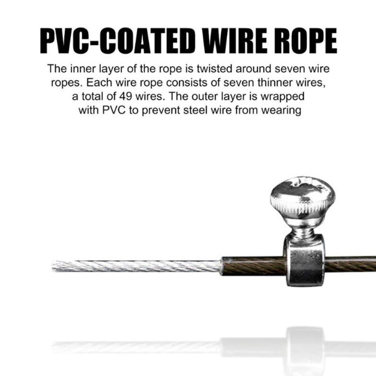 Steel Wire Skipping Skip Adjustable Fitness Jump Rope，Length: 3m, Steel Wire Jump Rope (Megenta), Steel Wire Jump Rope (Black), Steel Wire Jump Rope (Blue), Steel Wire Jump Rope (Grey), Steel Wire Jump Rope (Green), Steel Wire Jump Rope (Orange)       ...