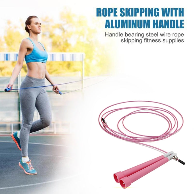 Steel Wire Skipping Skip Adjustable Fitness Jump Rope，Length: 3m, Steel Wire Jump Rope (Megenta), Steel Wire Jump Rope (Black), Steel Wire Jump Rope (Blue), Steel Wire Jump Rope (Grey), Steel Wire Jump Rope (Green), Steel Wire Jump Rope (Orange)       ...