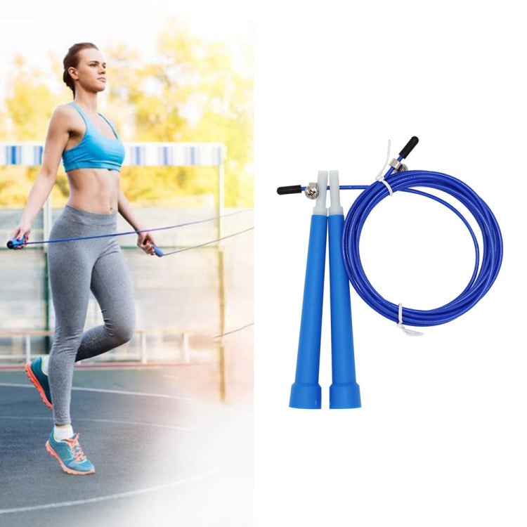 Steel Wire Skipping Skip Adjustable Fitness Jump Rope，Length: 3m, Steel Wire Jump Rope (Megenta), Steel Wire Jump Rope (Black), Steel Wire Jump Rope (Blue), Steel Wire Jump Rope (Grey), Steel Wire Jump Rope (Green), Steel Wire Jump Rope (Orange)       ...