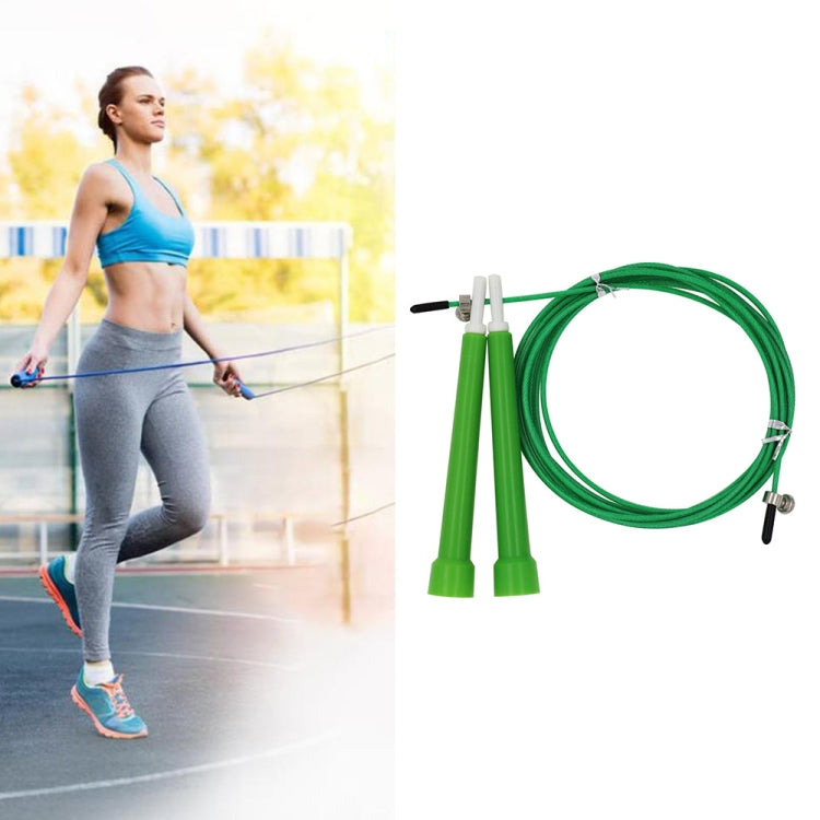 Steel Wire Skipping Skip Adjustable Fitness Jump Rope，Length: 3m, Steel Wire Jump Rope (Megenta), Steel Wire Jump Rope (Black), Steel Wire Jump Rope (Blue), Steel Wire Jump Rope (Grey), Steel Wire Jump Rope (Green), Steel Wire Jump Rope (Orange)       ...