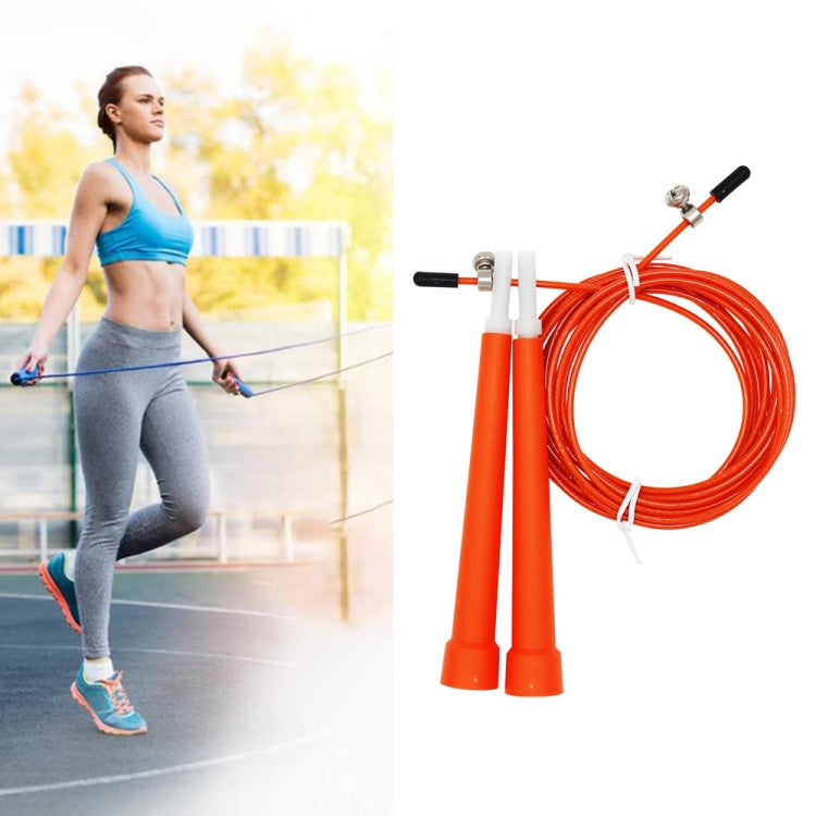 Steel Wire Skipping Skip Adjustable Fitness Jump Rope，Length: 3m, Steel Wire Jump Rope (Megenta), Steel Wire Jump Rope (Black), Steel Wire Jump Rope (Blue), Steel Wire Jump Rope (Grey), Steel Wire Jump Rope (Green), Steel Wire Jump Rope (Orange)       ...