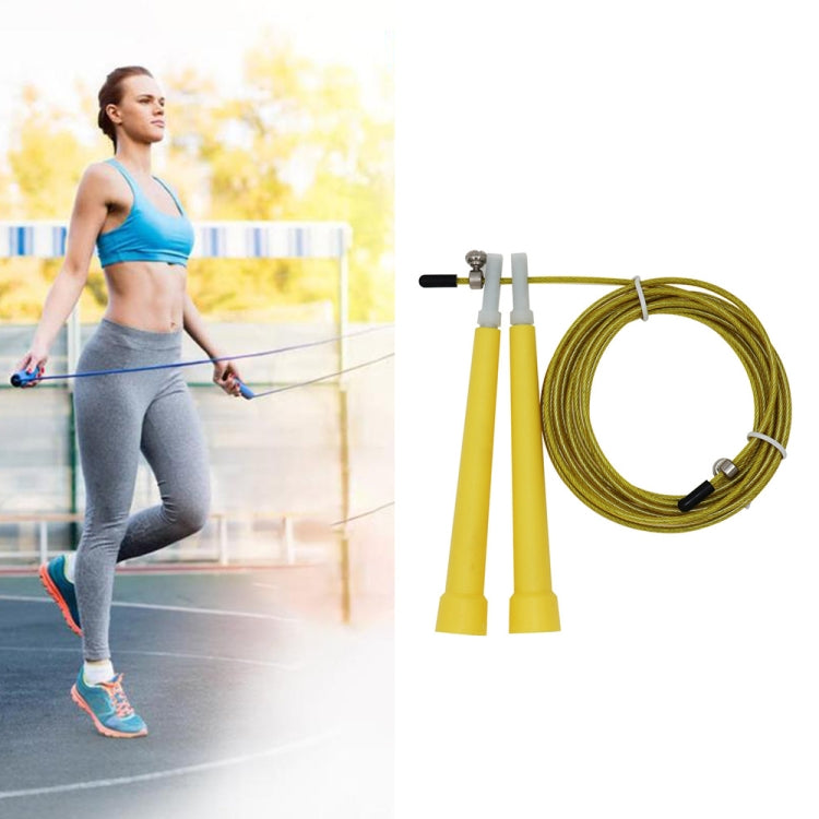 Steel Wire Skipping Skip Adjustable Fitness Jump Rope，Length: 3m, Steel Wire Jump Rope (Megenta), Steel Wire Jump Rope (Black), Steel Wire Jump Rope (Blue), Steel Wire Jump Rope (Grey), Steel Wire Jump Rope (Green), Steel Wire Jump Rope (Orange)       ...