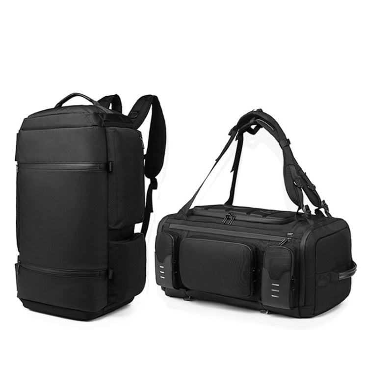Ozuko 9326 Men Outdoor Multifunctional Anti-theft Backpack Sports Waterproof Travel Shoulders Bag with External USB Charging Port, Ozuko 9326
