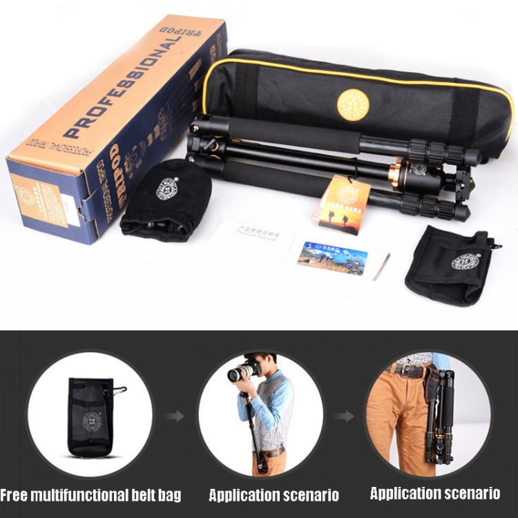 Q999h Horizontal Cantilever Gimbal Tripod Mount L Type Bracket with Tripod Ball-Head, Q999H