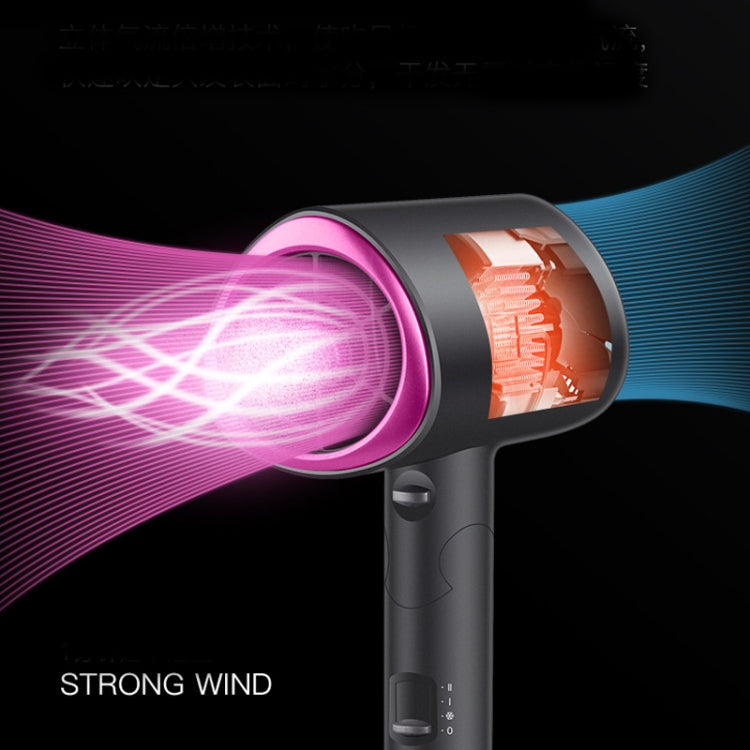 Mingge T1 T Style 1800W High-power Cold Hot Air Wind Fast Drying Folding Hair Dryer, EU Plug, US Plug, UK Plug