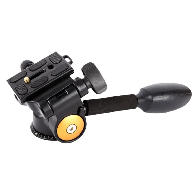 Q08 Three-Dimensional Damping 360 Degree Panorama Scale Leveling Metal Tripod Heads, Q08