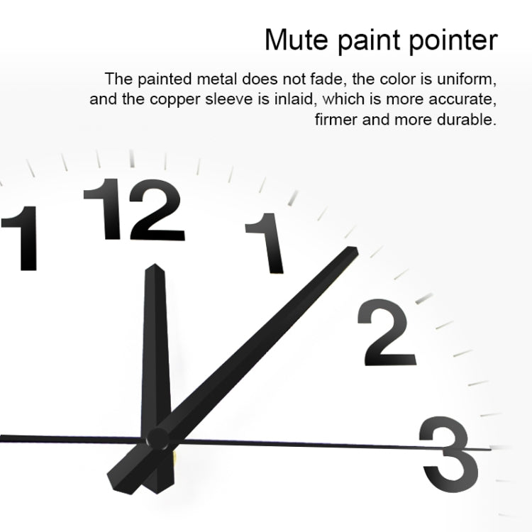 Smart Network Automatic Time Synchronization Wifi Wall Clock Modern Minimalist Silent Living Room Clock, 12 inch, 14 inch, 16 inch
