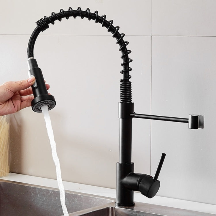 Kitchen Faucet Hot & Cold Water Tank Valve Sink Faucet, Black Model, Electroplating Model, Brushed Model