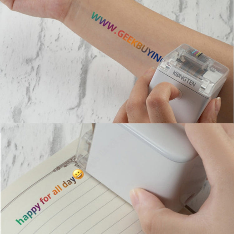 Mbrush Handheld Printer Custom Content Portable Full Color Inkjet Printer with Ink Cartridges, Mbrush