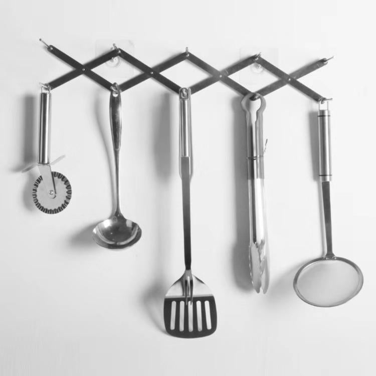 LsCook Retractable Storage Rack Kitchen Foldable Multifunctional Steam Rack Stainless Steel Kitchen Utensil Rack, Stainless Steel Rack