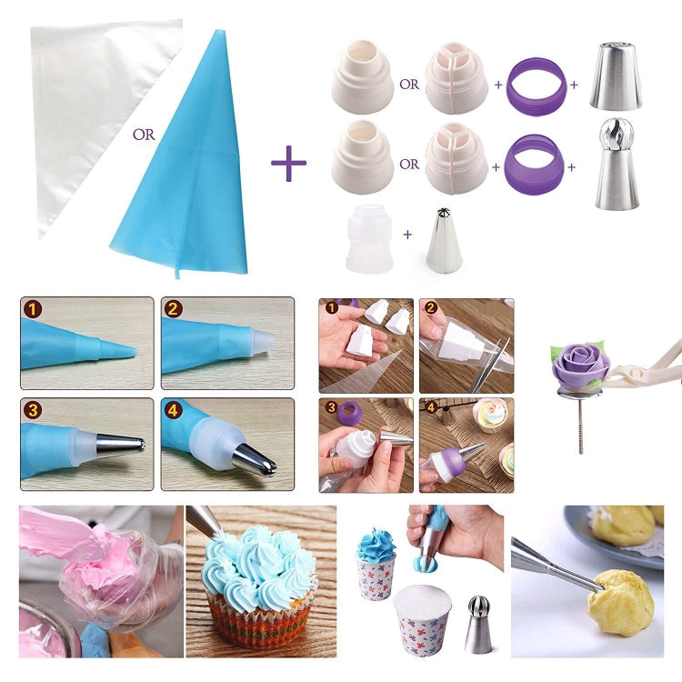 88 in 1  Decorating Mouth Set Cake Baking Jewelry Set, 88 PCS/Set