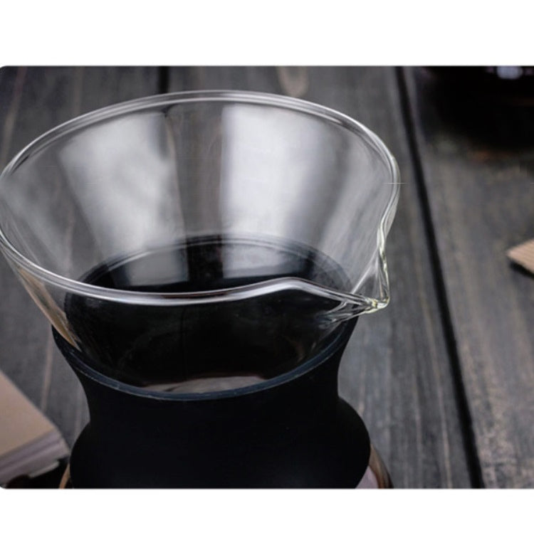 High Temperature Resistant Coffee Maker, 200ml With Strainer, 400ml With Strainer, 200ml Without Strainer, 400ml Without Strainer