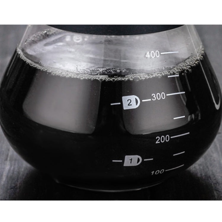 High Temperature Resistant Coffee Maker, 200ml With Strainer, 400ml With Strainer, 200ml Without Strainer, 400ml Without Strainer