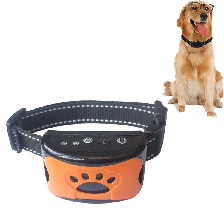 Rechargeable Waterproof Intelligent Identification Automatic Lock Bark Stop, Sky Blue, Lemon Yellow, Orange, Green, Bright Black, Pearl Purple