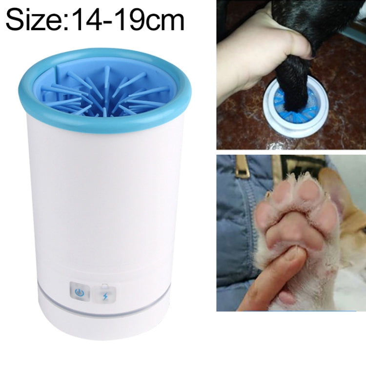 Pets Automatic Foot-Washing Cup Cats Dogs Extremities Cleaning Artifact, S 6-11cm, L 14-19cm, M 10-14cm